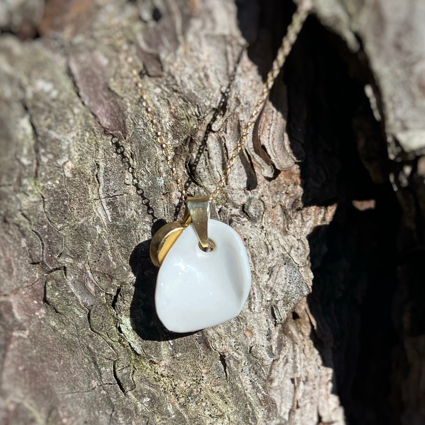 Colgante Onda simple. Pequeño. Color Blanco. Detalle 2